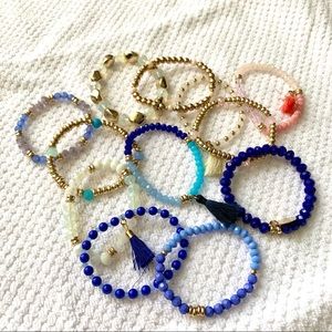 Set of 12 Worth Ave exclusive bracelets